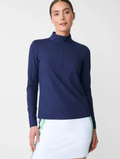 J.McLaughlin Ace 1/4 Zip Top-Women Tops