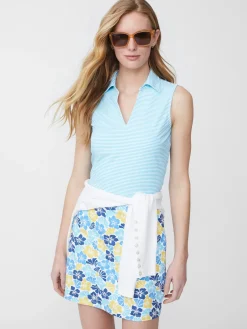 J.McLaughlin Aida Sleeveless Top In Micro Bangle Stripe-Women Tops