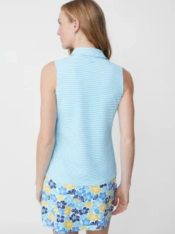 J.McLaughlin Aida Sleeveless Top In Micro Bangle Stripe-Women Tops