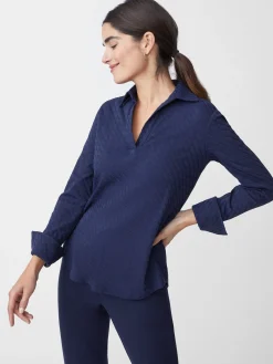 J.McLaughlin Alfie Tunic In Fernwood Geo Jacquard-Women Tops