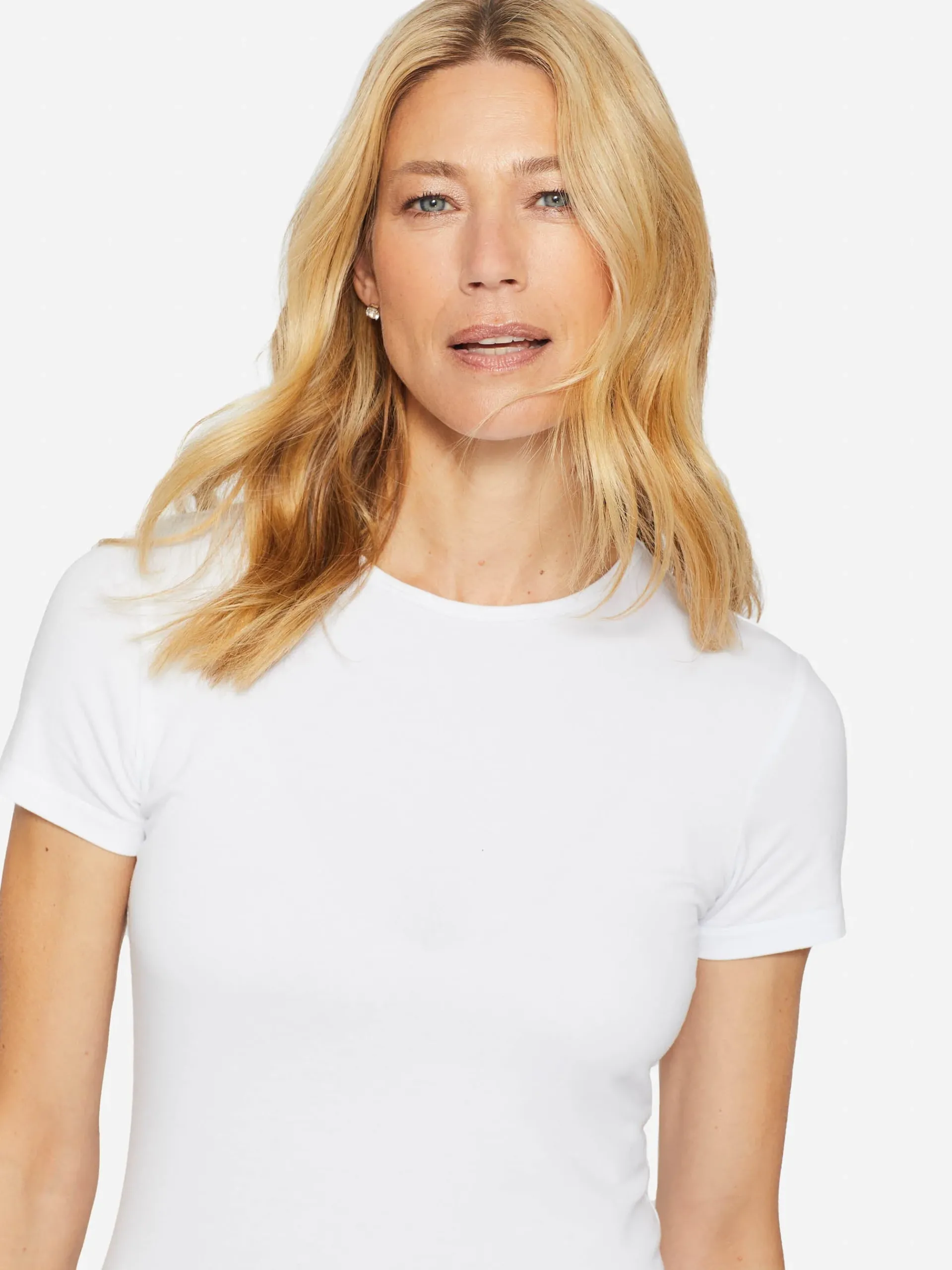 J.McLaughlin Allie Cap Sleeve Tee-Women Tops|Tees
