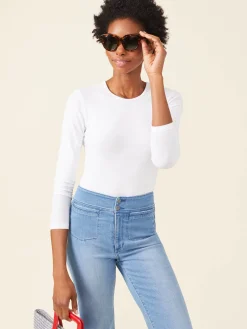 J.McLaughlin Allie Long Sleeve Tee-Women Tops|Tees