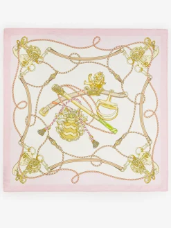 J.McLaughlin Amoura Silk Scarf In Downing Street Square-Women Shoes & Accessories|Scarves