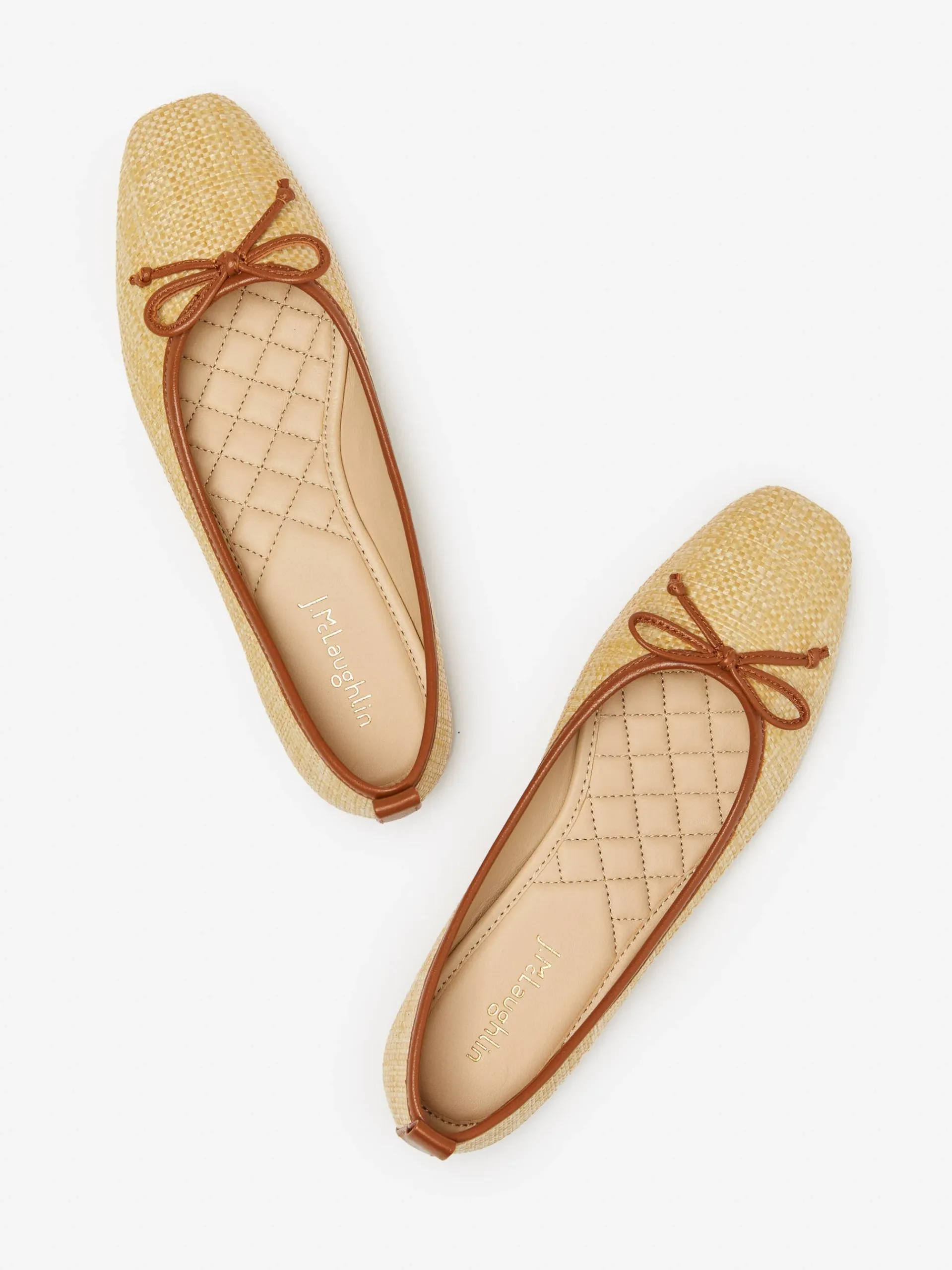 J.McLaughlin Anastasia Raffia Flats-Women Shoes & Accessories|Flats