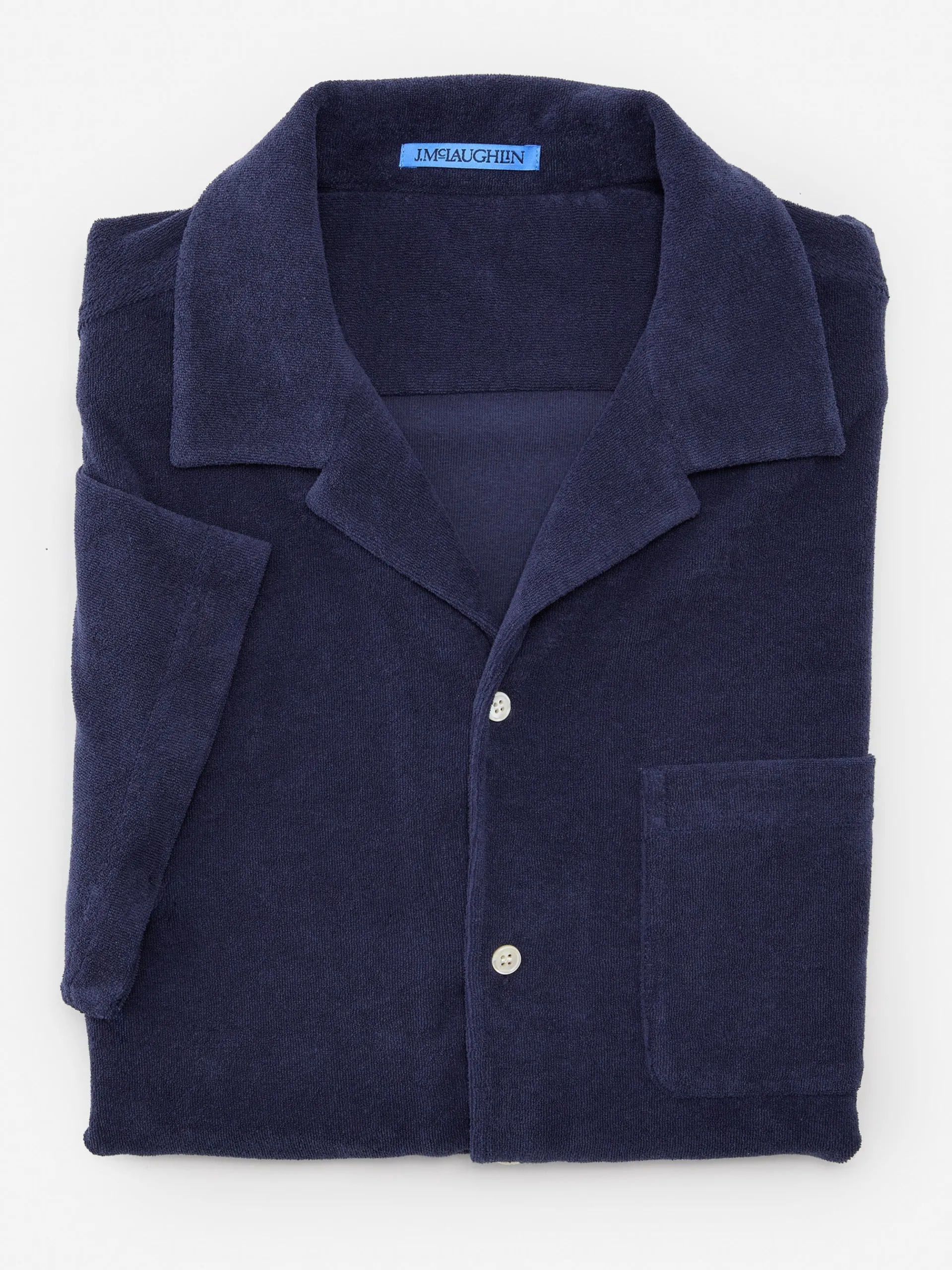 J.McLaughlin Anto Terrycloth Polo- Knits & Polos