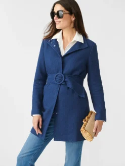 J.McLaughlin Arden Tweed Coat-Women Jackets & Outerwear|Sweaters
