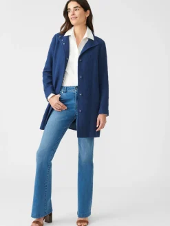 J.McLaughlin Arden Tweed Coat-Women Jackets & Outerwear|Sweaters