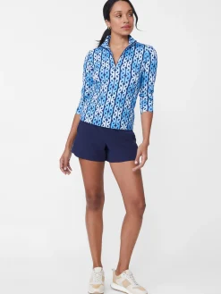 J.McLaughlin Bedford Top In Mini Block Chain-Women Tops