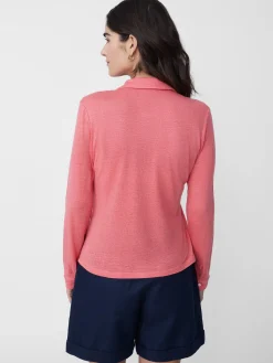 J.McLaughlin Betty Linen Shirt-Women Tops