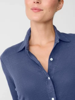 J.McLaughlin Betty Linen Shirt-Women Tops