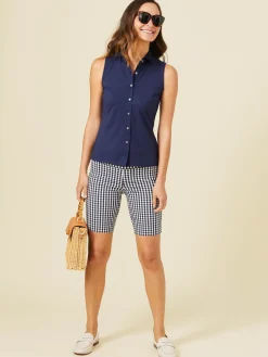 J.McLaughlin Betty Sleeveless Shirt-Women Tops