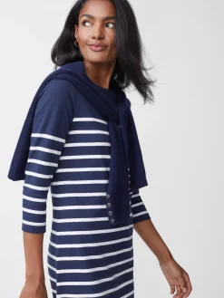 J.McLaughlin Brinker Dress In Stripe-Women Dresses