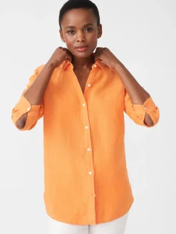 J.McLaughlin Britt Linen Shirt-Women Tops