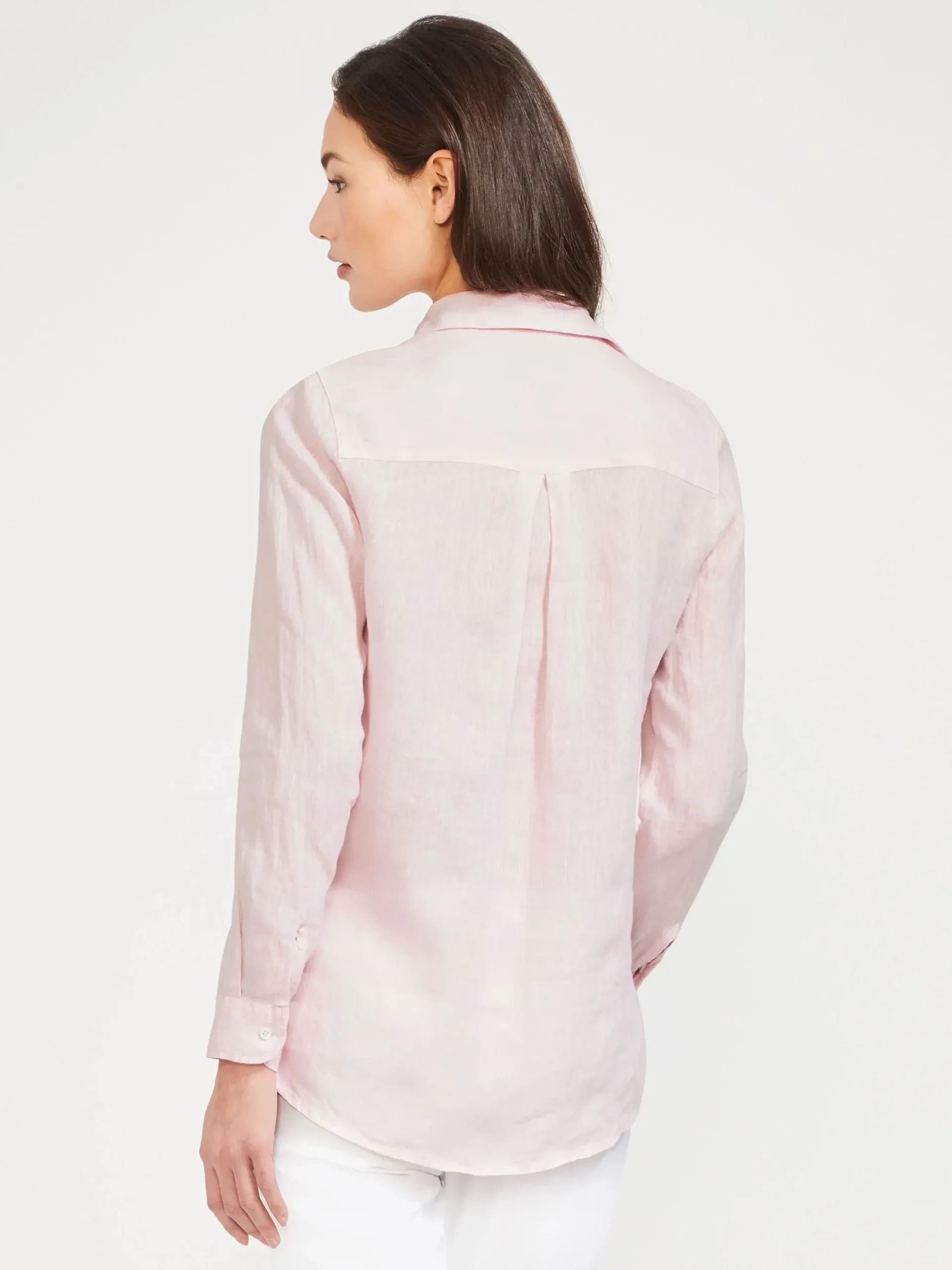J.McLaughlin Britt Linen Shirt-Women Tops