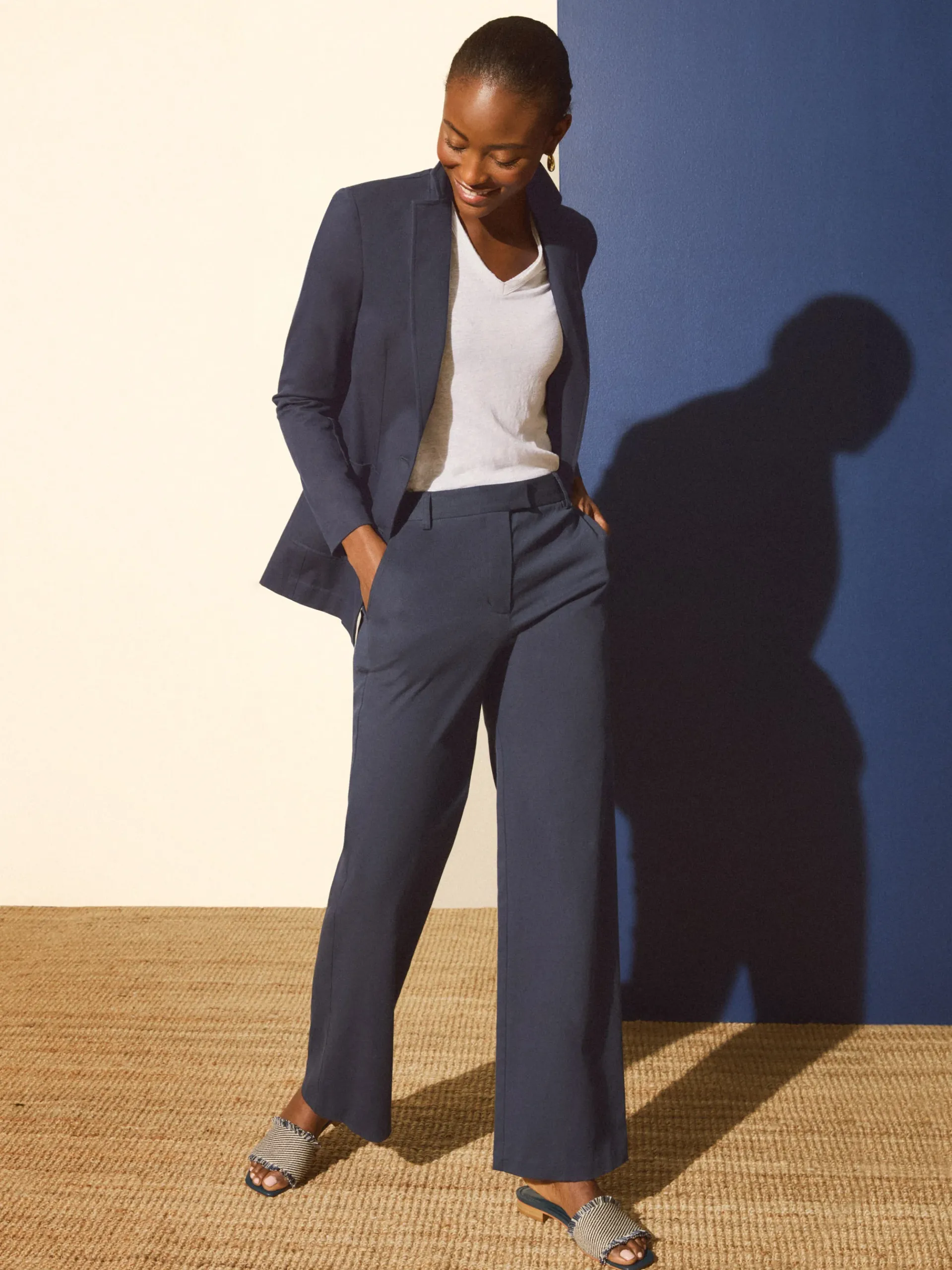 J.McLaughlin Brock Cotton Twill Pants-Women Suits & Sets|Pants