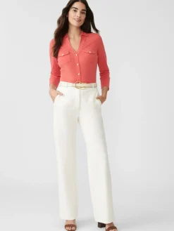 J.McLaughlin Brynn Lyford Jersey Shirt-Women Tops