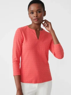 J.McLaughlin Carly Top In Fernwood Geo Jacquard-Women Tops