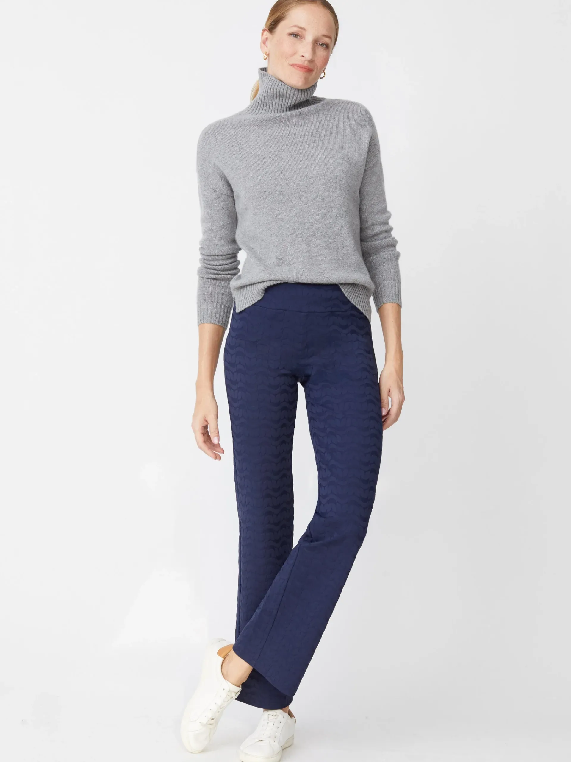 J.McLaughlin Carmel Pants In Deco Tulip Jacquard-Women Pants