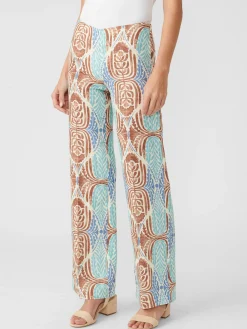 J.McLaughlin Carter Linen Pants In Carriage House Floral-Women Pants