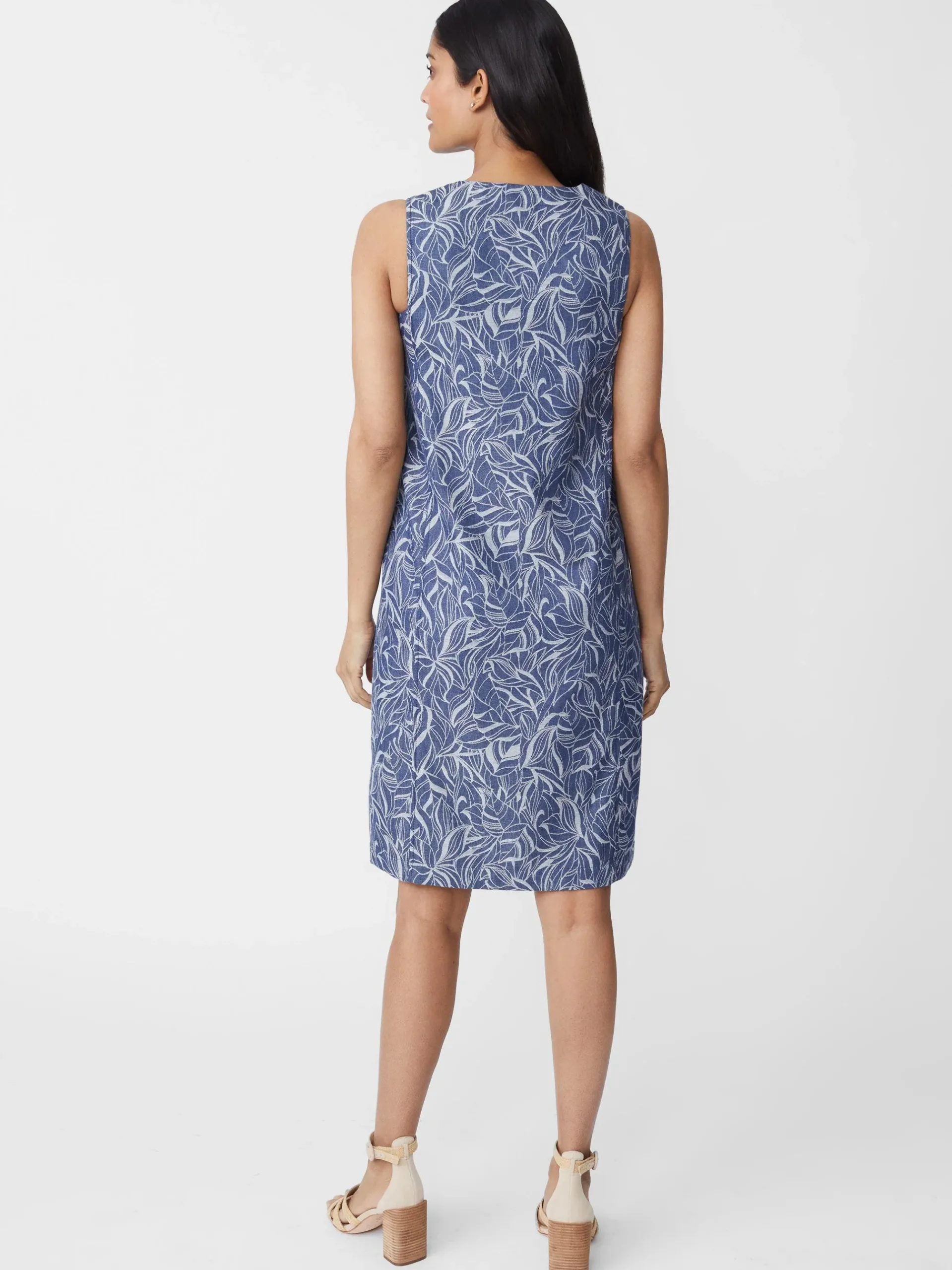 J.McLaughlin Charlee Dress In Leaf Lover Jacquard-Women Dresses