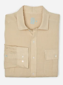 J.McLaughlin Christos Classic Fit Linen Shirt- Shirts