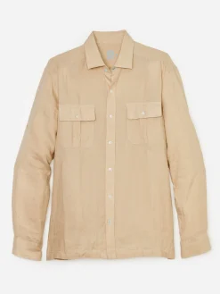 J.McLaughlin Christos Classic Fit Linen Shirt- Shirts