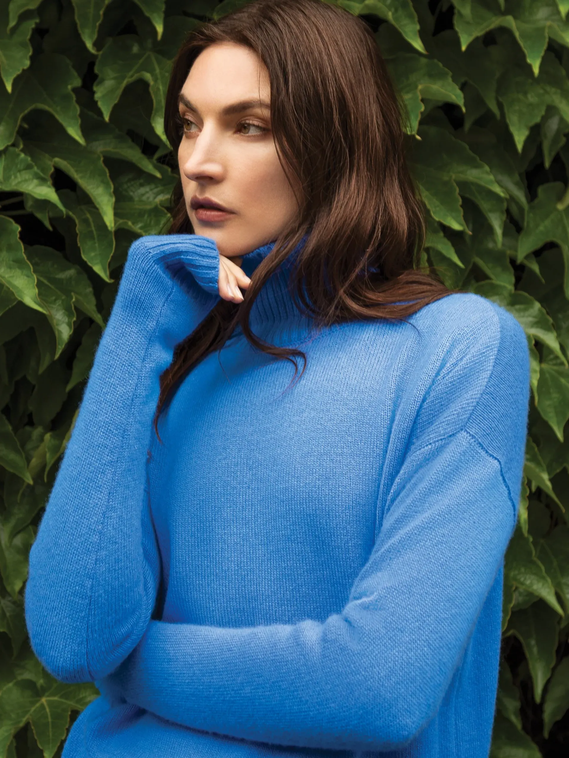 J.McLaughlin Clara Cashmere Turtleneck-Women Sweaters