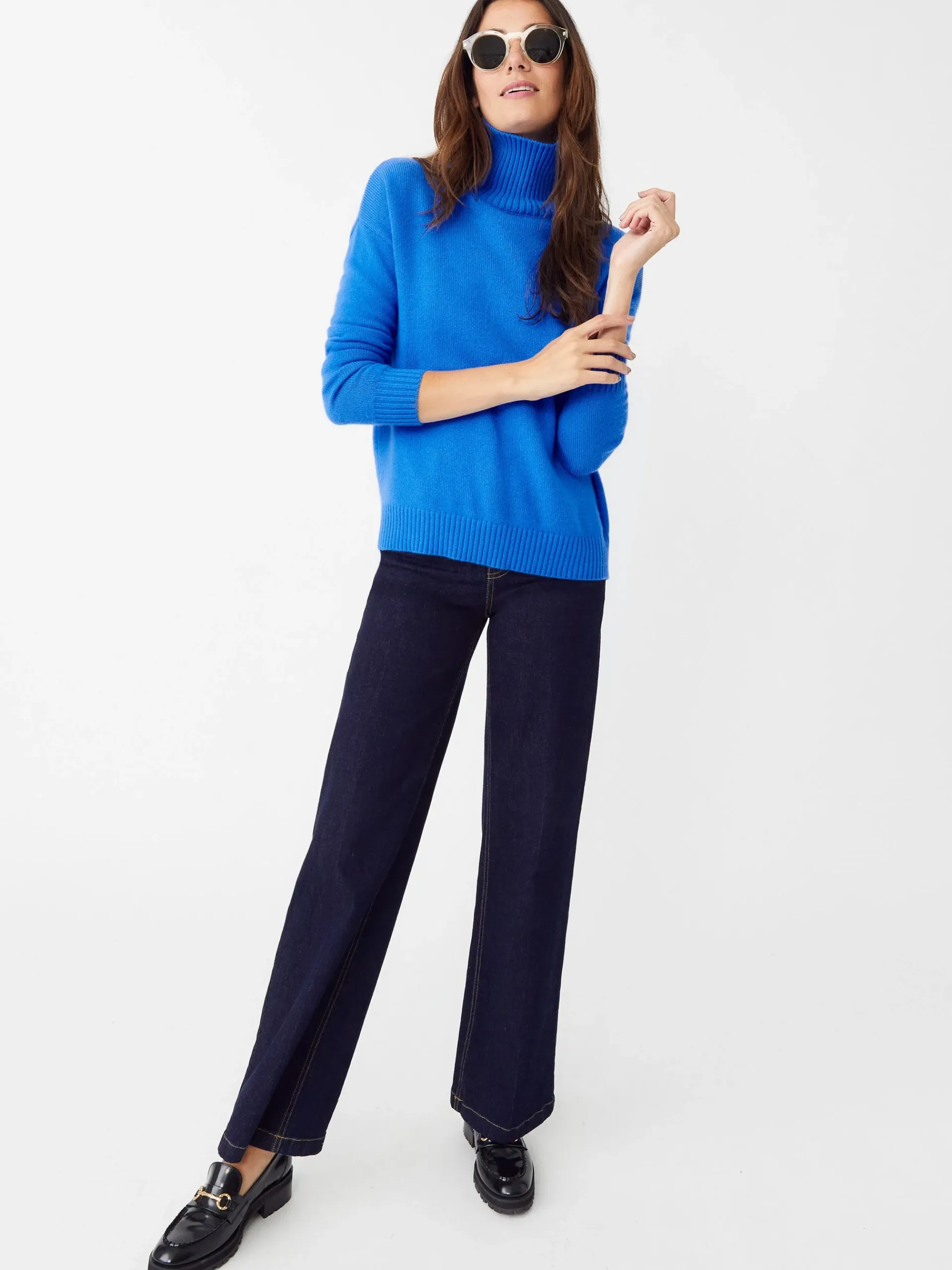 J.McLaughlin Clara Cashmere Turtleneck-Women Sweaters