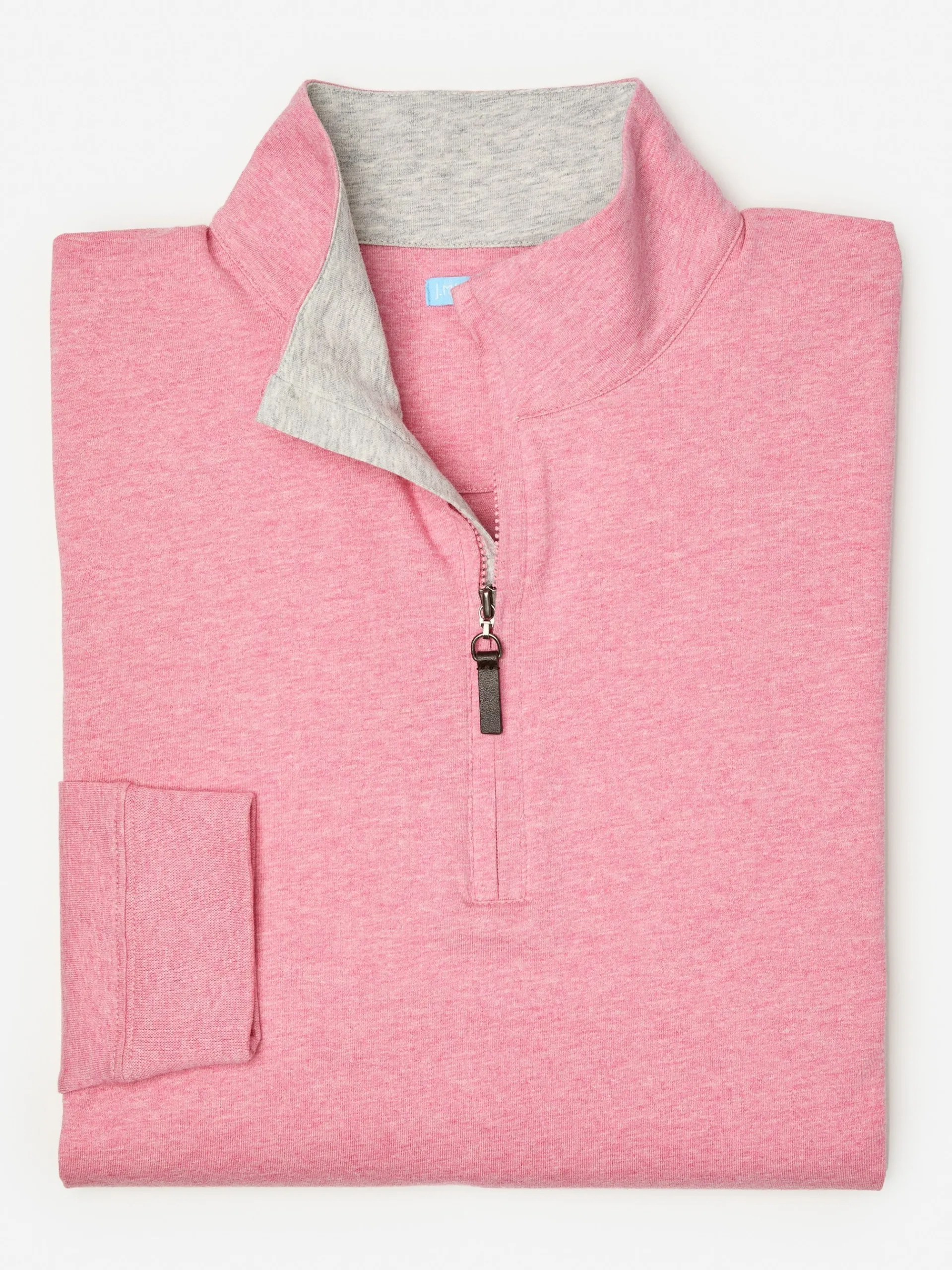 J.McLaughlin Clermont Cotton 1/4 Zip- Knits & Polos