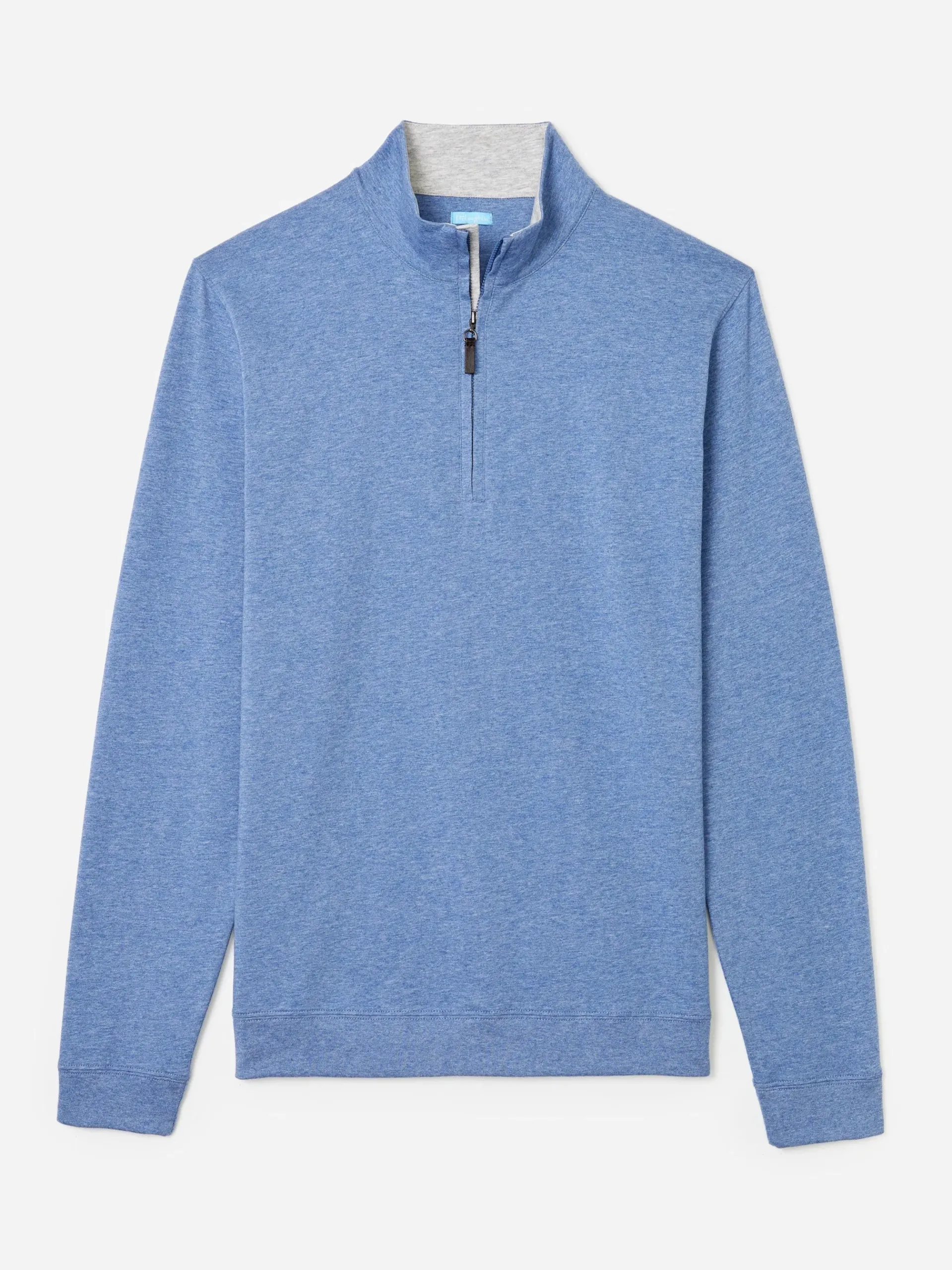J.McLaughlin Clermont Cotton 1/4 Zip- Knits & Polos