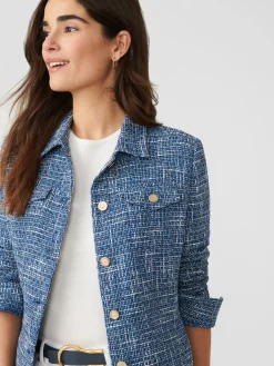 J.McLaughlin Colby Tweed Jacket-Women Jackets & Outerwear