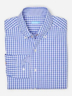 J.McLaughlin Collis Classic Fit Shirt In Gingham- Shirts