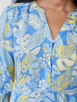 J.McLaughlin Cunningham Dress In Beach Bouquet-Women Dresses