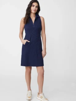 J.McLaughlin Daffy Dress In Beach Blossom Jacquard-Women Dresses