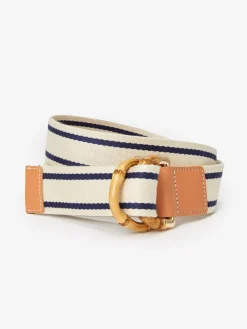 J.McLaughlin Dockside Belt In Stripe-Women Shoes & Accessories|Belts