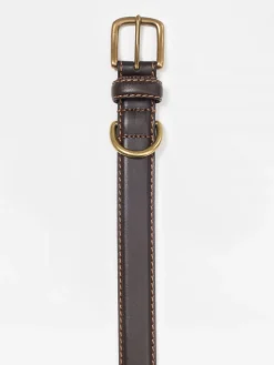 J.McLaughlin Dome Leather Belt- Shoes & Accessories|Belts