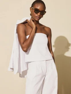 J.McLaughlin Dorota Strapless Top-Women Tops|Suits & Sets