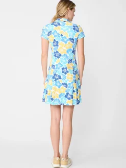 J.McLaughlin Dorte Dress In Beach Blossom-Women Dresses