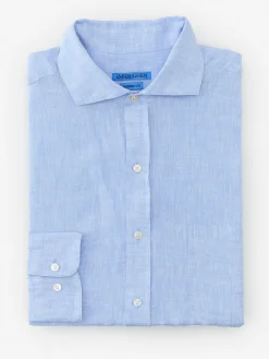 J.McLaughlin Drummond Modern Fit Linen Shirt- Shirts