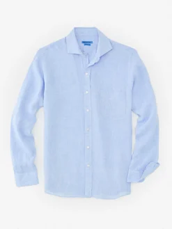 J.McLaughlin Drummond Modern Fit Linen Shirt- Shirts
