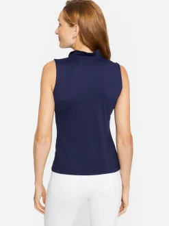 J.McLaughlin Durham Sleeveless Ruffle Top-Women Tops|Tees