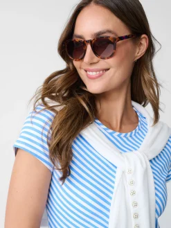 J.McLaughlin Elora Dress In Mini Bangle Stripe-Women Dresses