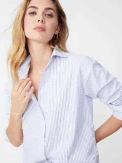J.McLaughlin Finn Shirt In Stripe-Women Tops
