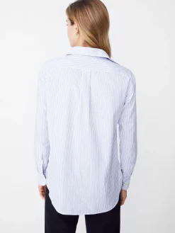 J.McLaughlin Finn Shirt In Stripe-Women Tops