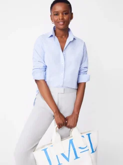 J.McLaughlin Finn Shirt In Stripe-Women Tops