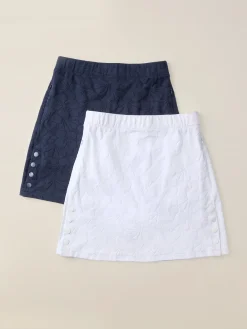 J.McLaughlin Flavia Skort In Beach Blossom Jacquard-Women Skirts & Skorts