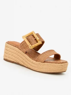 J.McLaughlin Fleur Bamboo Buckle Wedges-Women Shoes & Accessories|Heels & Wedges