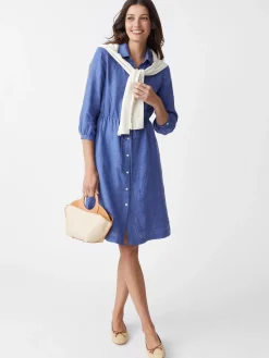 J.McLaughlin Flor Linen Dress-Women Dresses