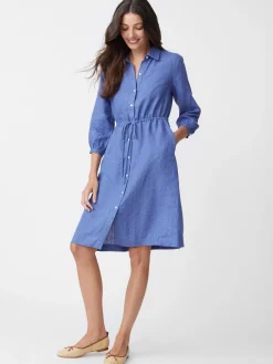 J.McLaughlin Flor Linen Dress-Women Dresses