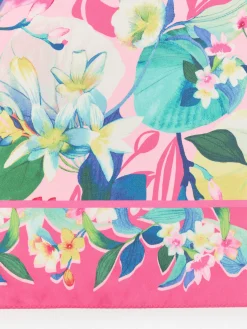 J.McLaughlin Gemma Scarf In Floral Reef Border-Women Shoes & Accessories|Scarves